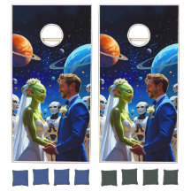 Femme de chambre et d'Alien humains - Mariage Sci-