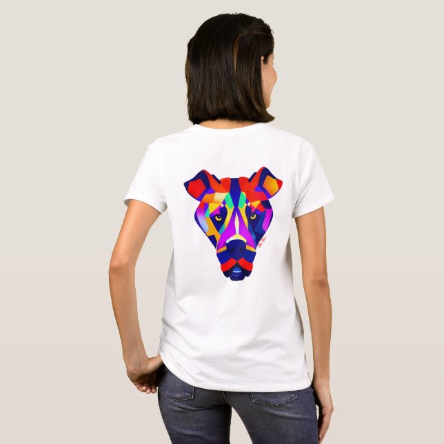 femme de chien d'Alexandre T-shirt blanc dos (Dos entier)