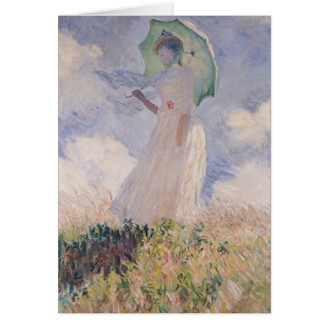 Femme de Claude Monet | avec le parasol tourné (Devant)