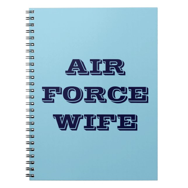 Femme de la Force aérienne carnet (Devant)