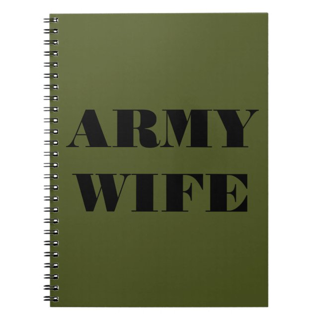 Femme de l'armée carnet (Devant)