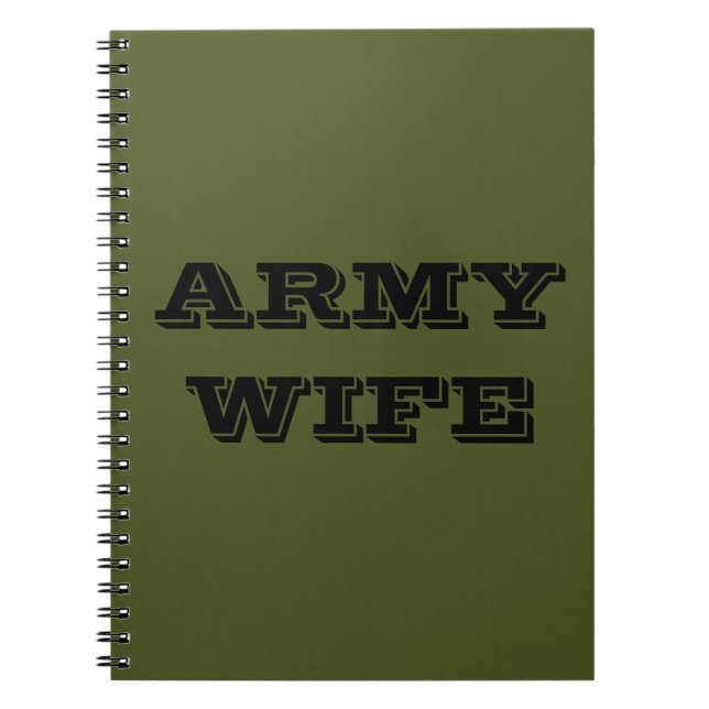 Femme de l'armée carnet (Devant)