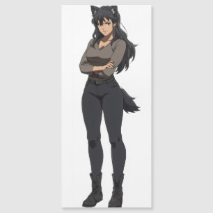 Femme de loup-garou d'Anime
