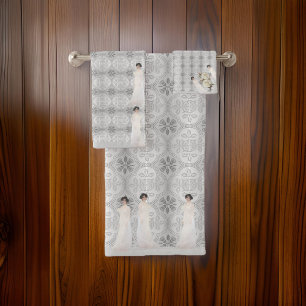 Femme de luxe en blanc Serena Klimt