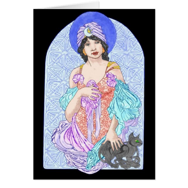 Femme de magie noire (Devant)