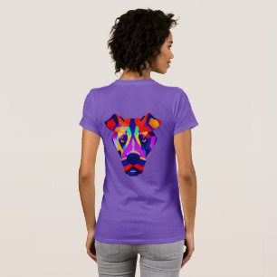 femme de T-shirt slim violet au dos d'Alexander's