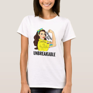 Femme de T-shirt ukrainienne incassable