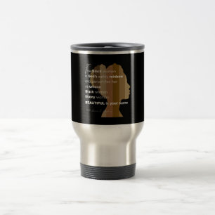 Femme d'ébène, cette tasse est un symbole d'autono