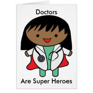 Femme Docteur Black Super Hero Personnaliser