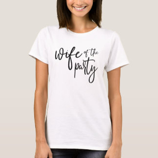 Femme du T-shirt du Parti
