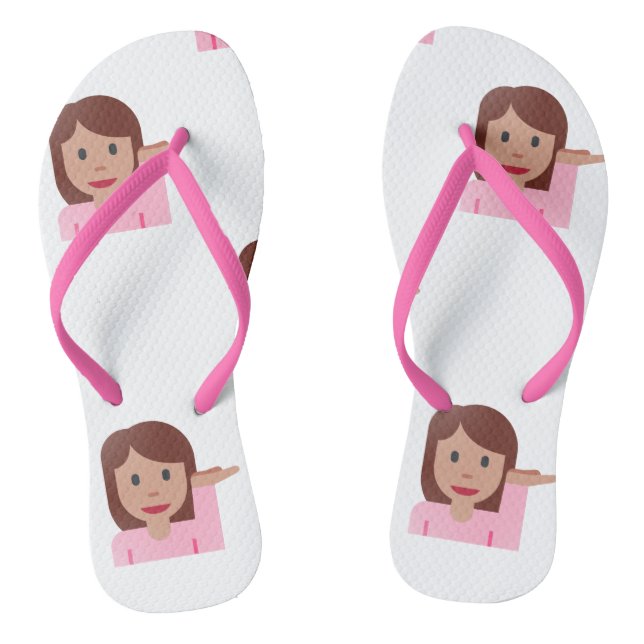 femme emoji chaussures sandales tongs tongs (Semelle)