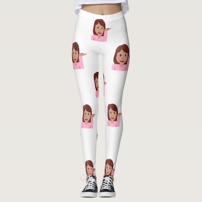 femme emoji leggings (Devant)