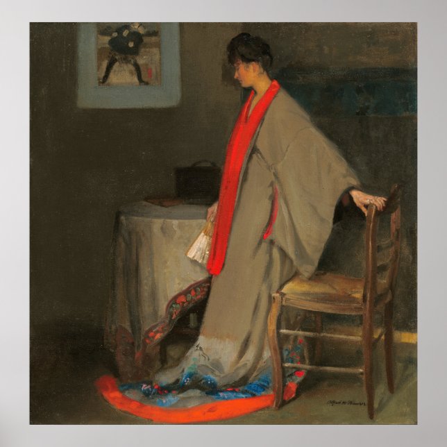 Femme en Kimono - A. H. Maurer Poster d'art (Devant)