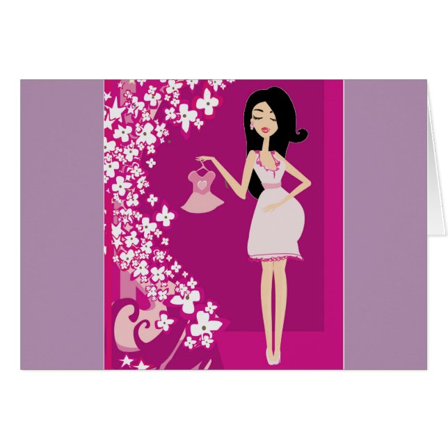 femme enceinte latina (Devant horizontal)