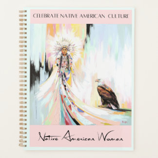 Femme Et Aigle Amérindiens