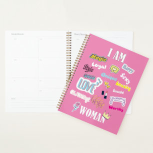 Femme feminine I AM WOMAN affirmations positives