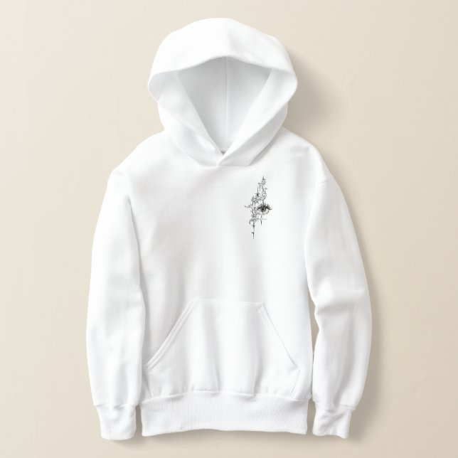 Femme/fille à capuche blanche  (Poser)