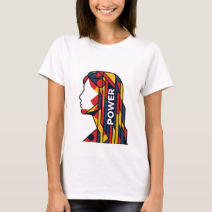 Femme Géométrique Abstraite   T-Shirts pour Femmes
