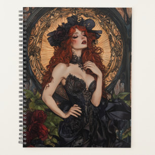 Femme gothique de style Art Nouveau