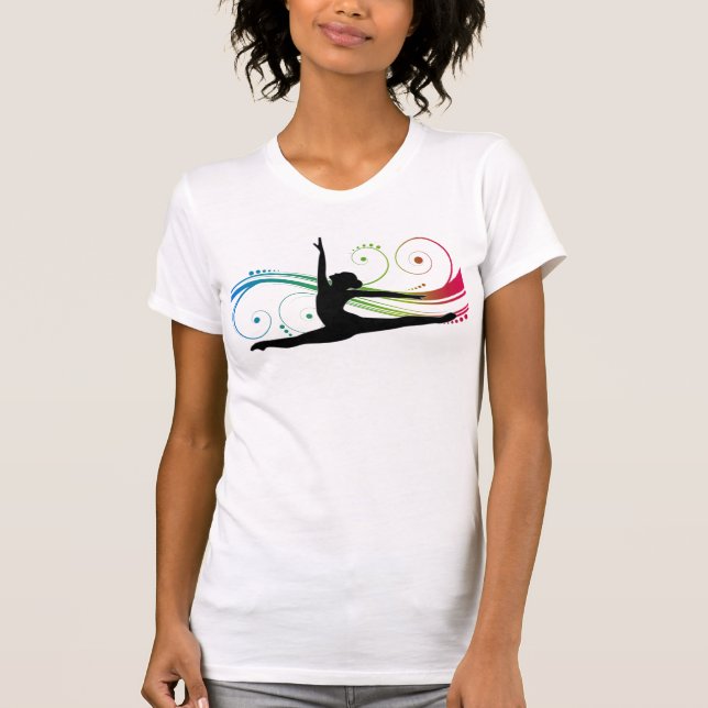 Femme / Gymnastique Ado Swirl T-Shirt (Devant)