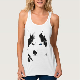Femme Husky Débardeur Chemise traîneau Chien Lady'
