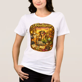 Femme Indépendante Tshirt Blanc