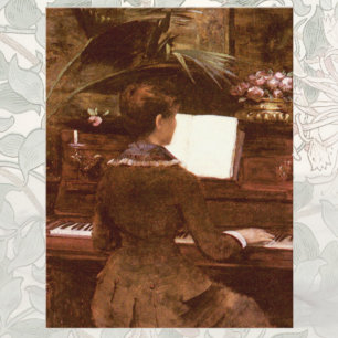 Femme jouant au piano