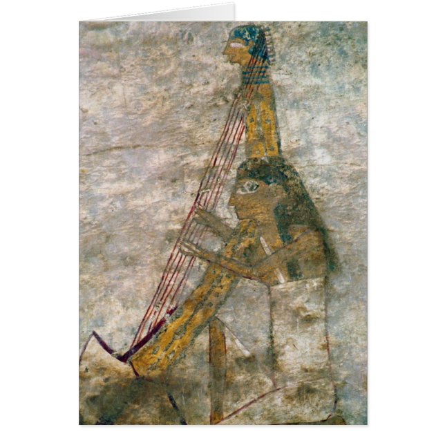 Femme jouant une harpe arquée (Devant)