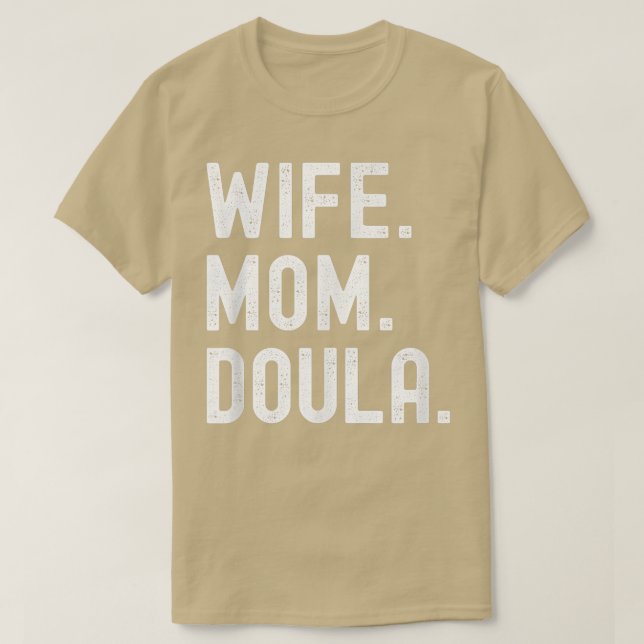 Femme Maman Doula T-Shirt (Design devant)