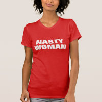 femme méchant drôle attitude t-shirt design rouge