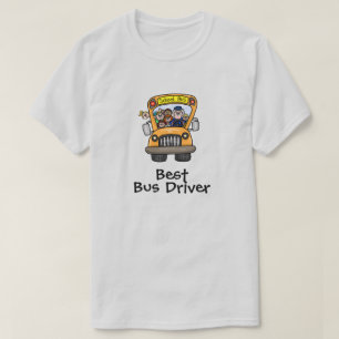Femme - Meilleur chauffeur de bus scolaire T-shirt