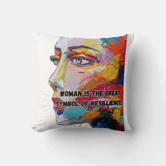 Femme mignonne coussin (Recto)