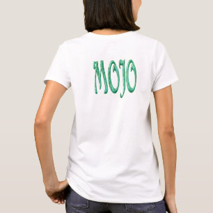 femme Mojo t-shirt blanc dos