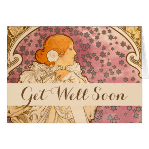 Femme Mucha Art Nouveau Beauté