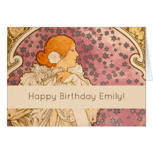 Femme Mucha Art Nouveau Beauté
