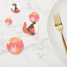 Femme noire Confetti Maternité