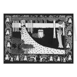 Femme noire et blanche de Nouveau d'art de
