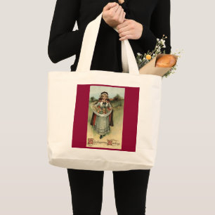 Femme pèlerine Sac fourre-tout de Thanksgiving Vin