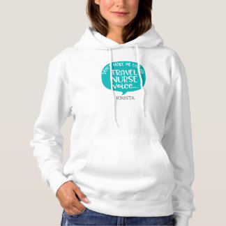Femme personnalisée Funny Travel Nurse Sweat - shi
