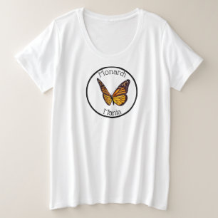 Femme Plus Taille Tee Monarch Mania