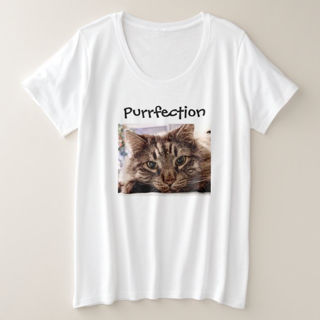 Femme Plus Taille Tee Purfection (Design devant)
