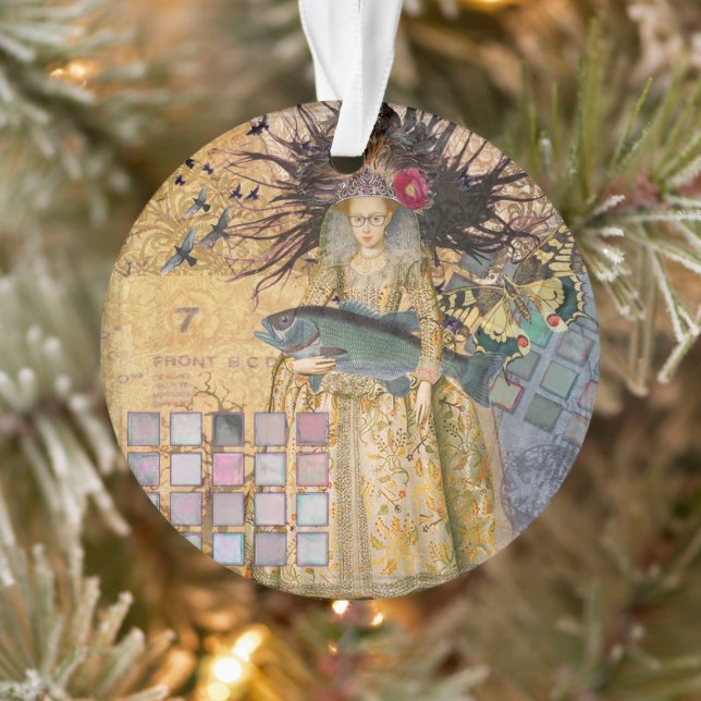 Femme Poissons Vintage Gothique Classique (Arbre)