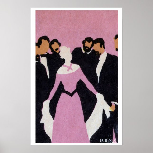 Femme Populaire - Impression Boîte d'Allumettes -  (Devant)