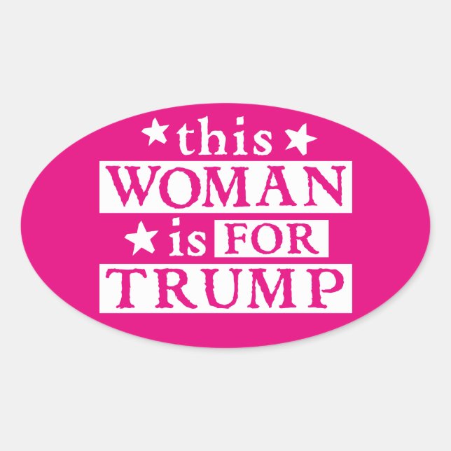 Femme pour Stickers TRUMP (Devant)