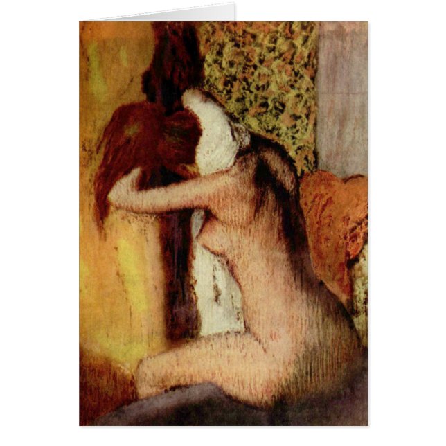 Femme séchant son cou (Devant)