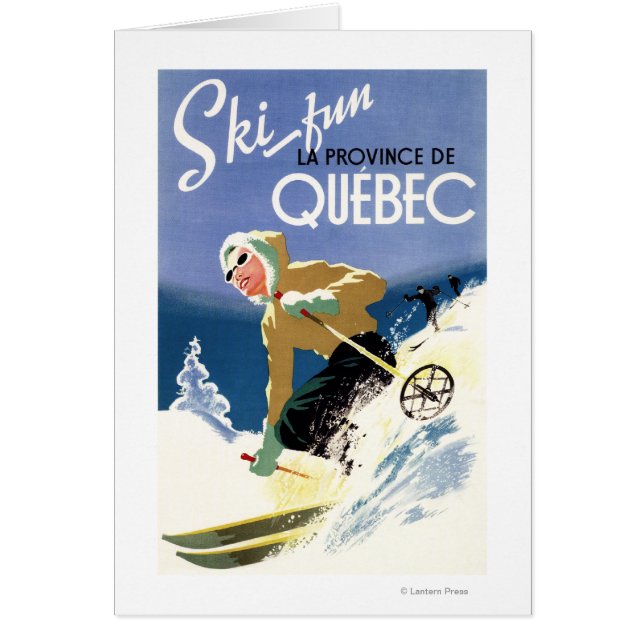 Femme Skiing - Poster anglais et français (Devant)