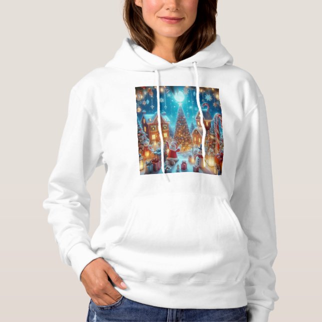 FEMME SWEAT À CAPUCHE ÉLÉGANT (Devant)