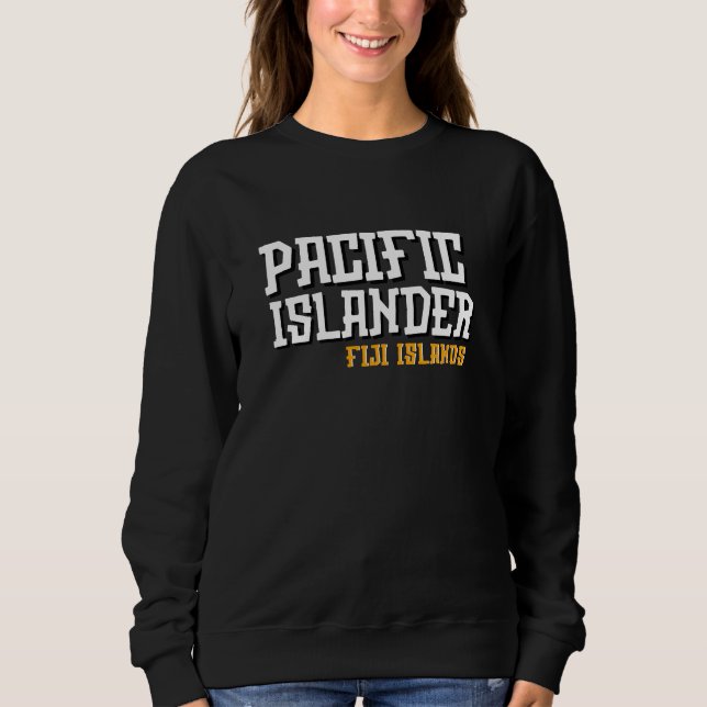 Femme Sweatshirt des îles Fidji Pacifique (Devant)