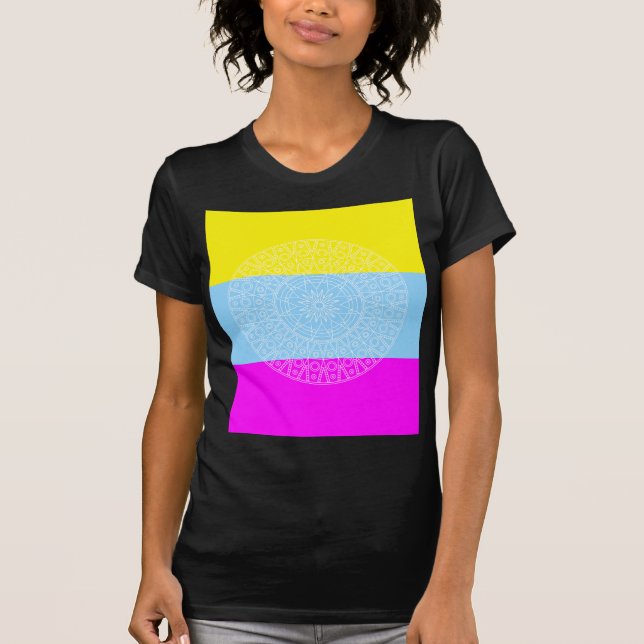 femme t-shirt mandala (Devant)
