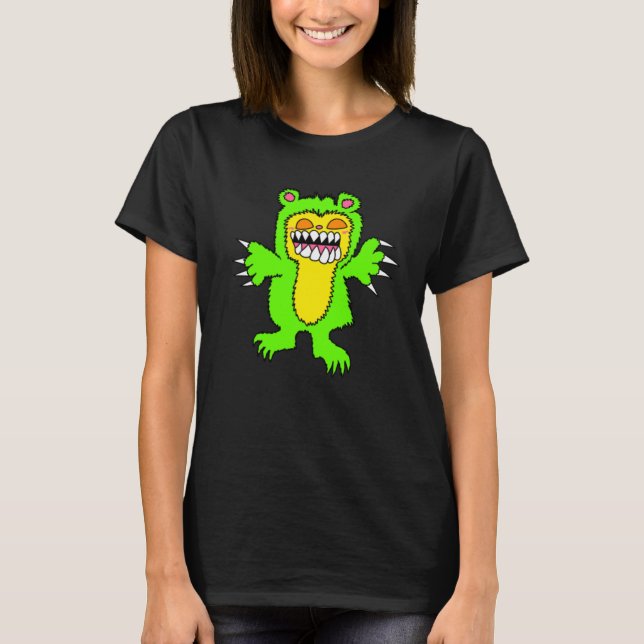 Femme T-shirt Ours en peluche Evil (Devant)